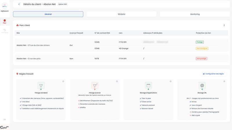 Alphalink intègre une nouvelle interface firewall à son offre Cyber 360